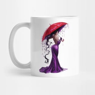 Purple Rain: Ethereal Rain Goddess Mug